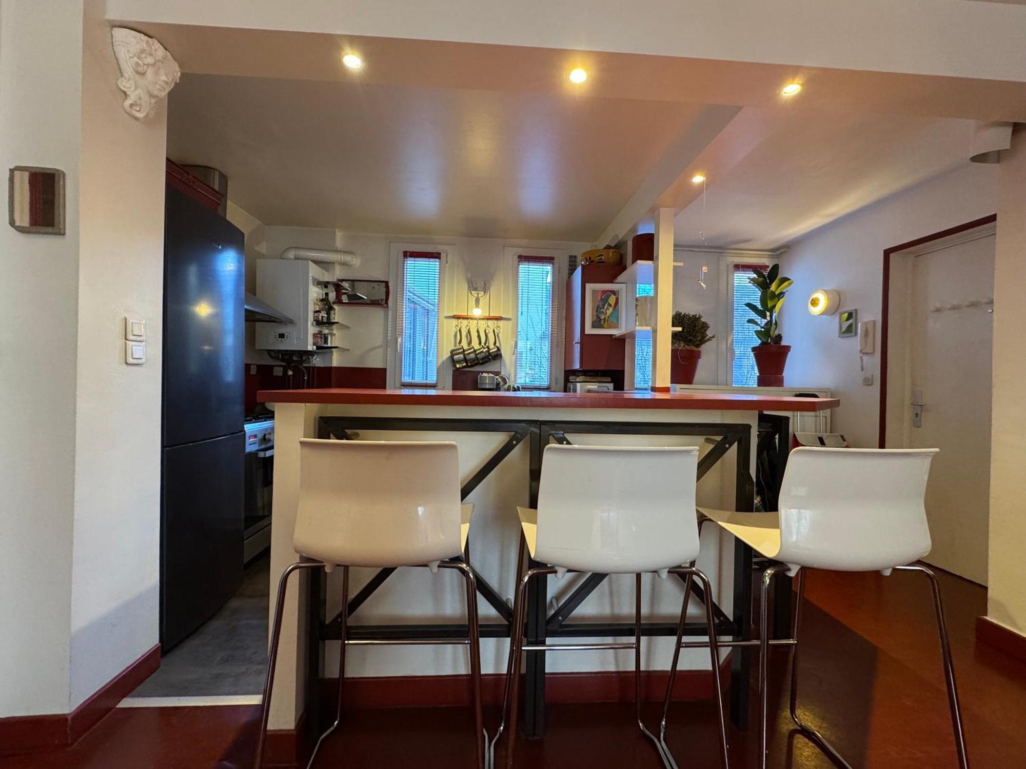 Appartement Red Flat Paris Extérieur photo