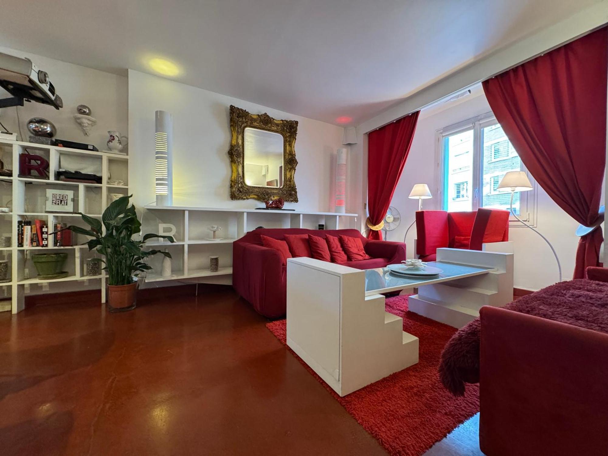 Appartement Red Flat Paris Extérieur photo