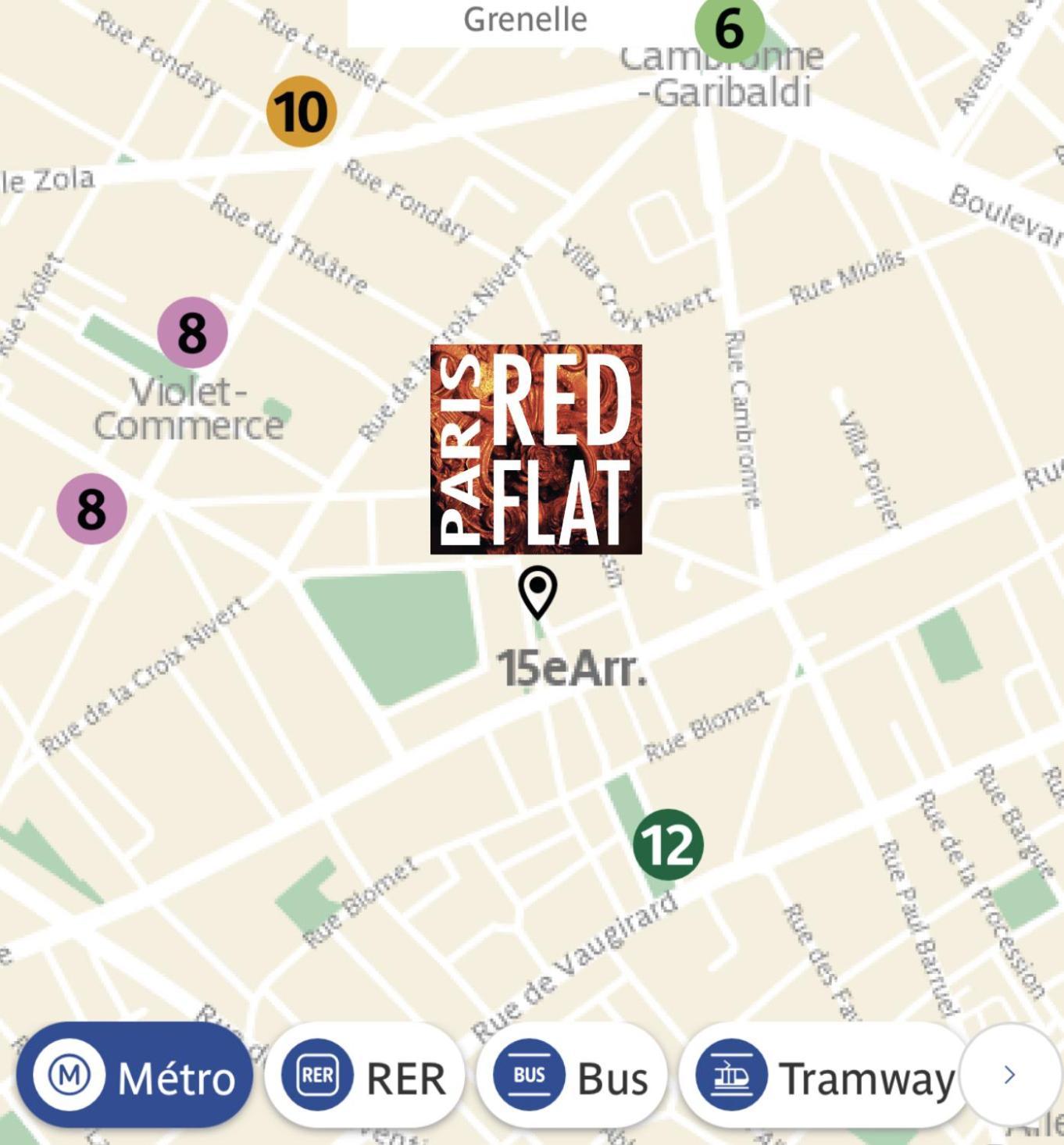 Appartement Red Flat Paris Extérieur photo