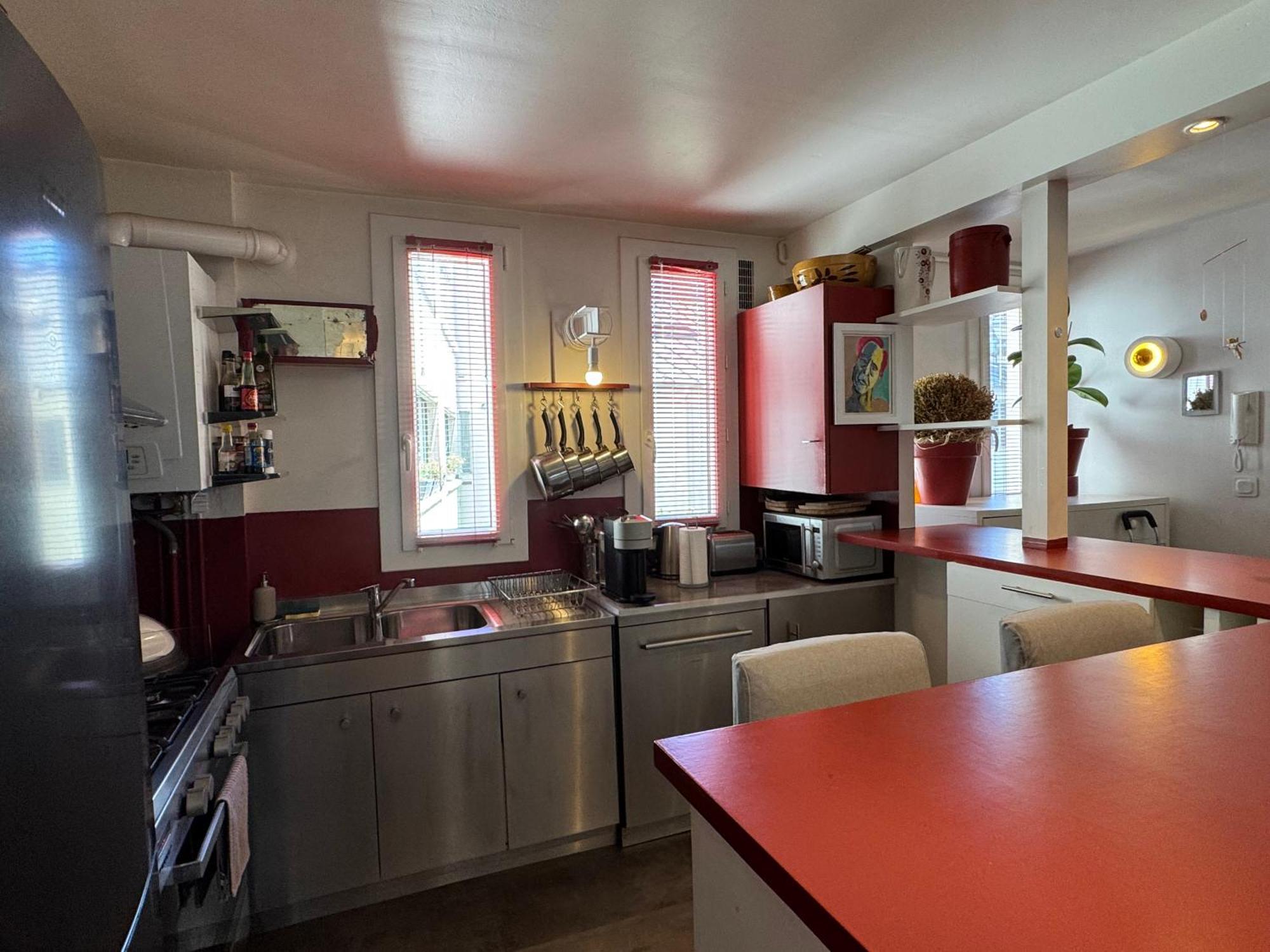Appartement Red Flat Paris Extérieur photo