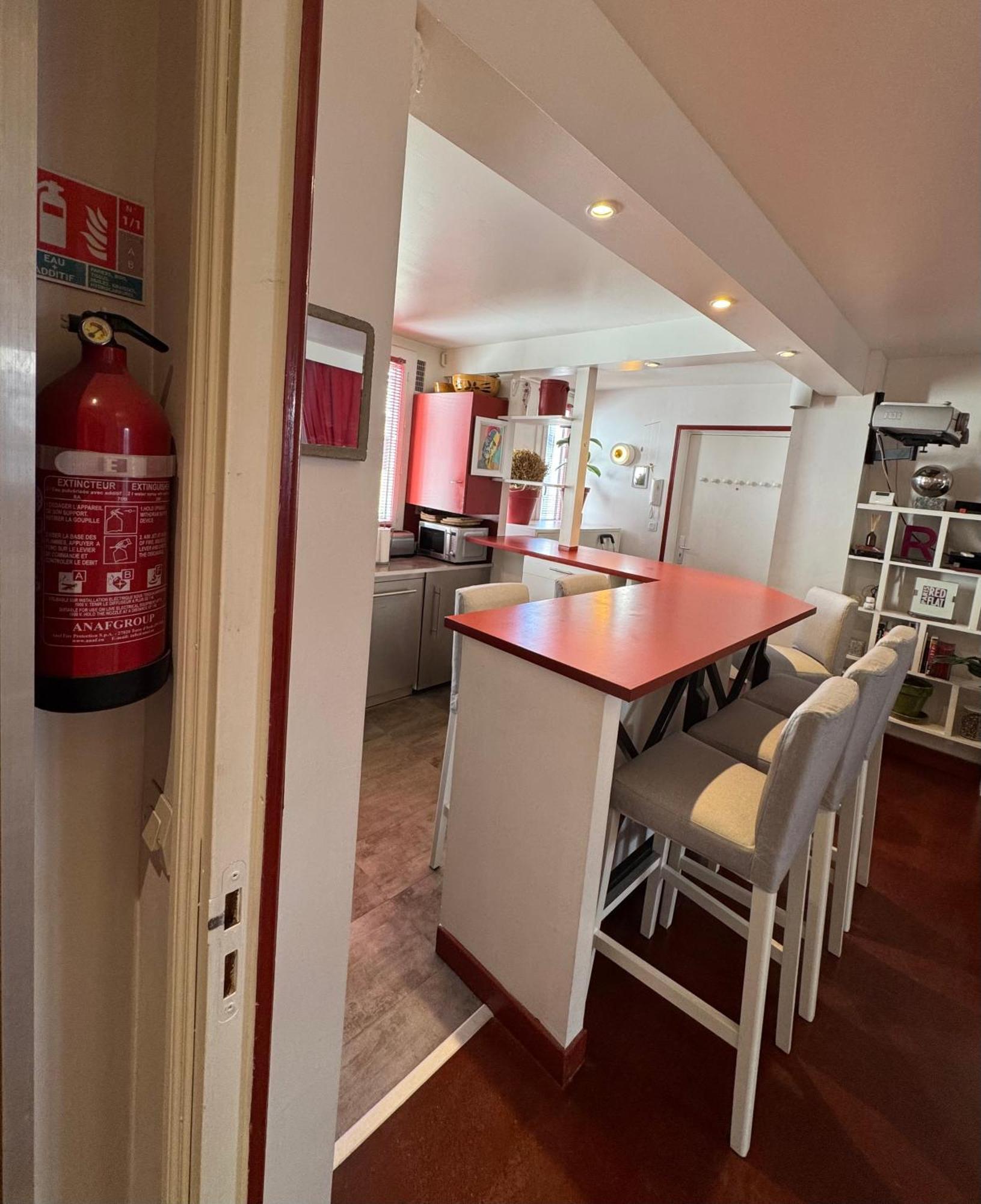 Appartement Red Flat Paris Extérieur photo